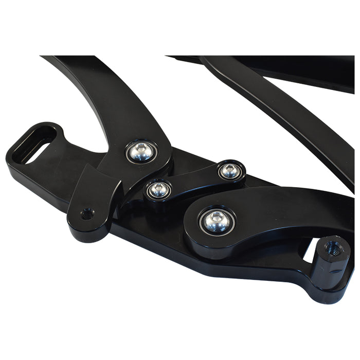 Chevy Camaro 1967 68 69 Bonnet Hinge Kit, Black Billet Aluminium