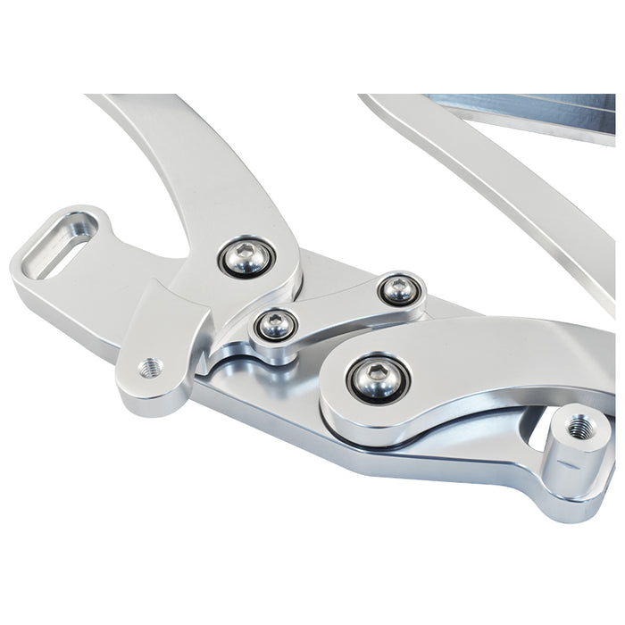 Chevy Camaro 1967 68 69 Bonnet Hinge Kit, Silver Billet Aluminium