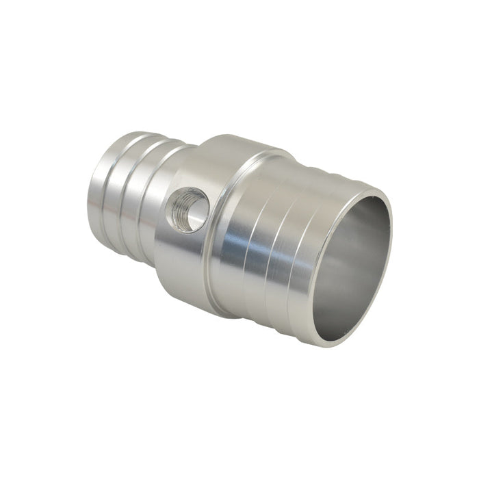 Calflow 1-1/4" to 1-1/2" Hose Barb Reducer Coupler with 1/8" NPT Port