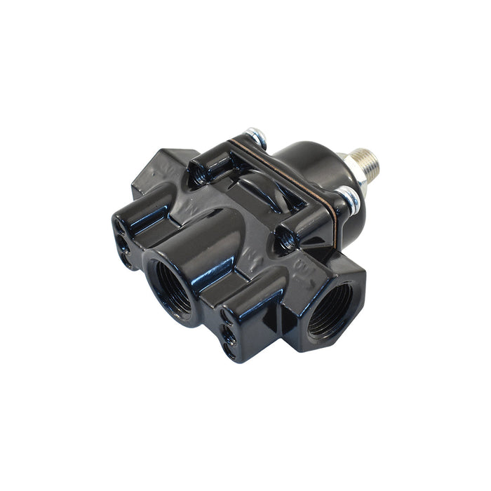 Cal Custom Holley Style 1 to 4 PSI Adjustable Fuel Pressure Regulator Black