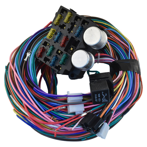 Universal 12 Circuit Premium Wiring Harness - Australian Auto