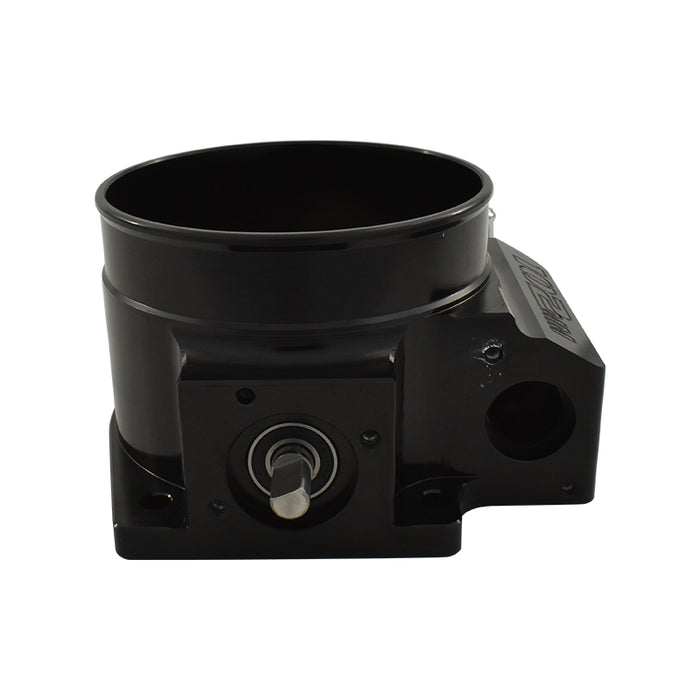 102mm Billet Aluminium LS Cable Throttle Body, 4 Bolt Flange - Black