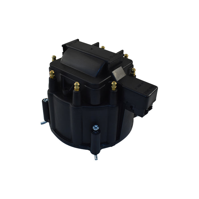 Replacement HEI Distributor Cap suits V8, Chev, Ford, Chrysler - Black