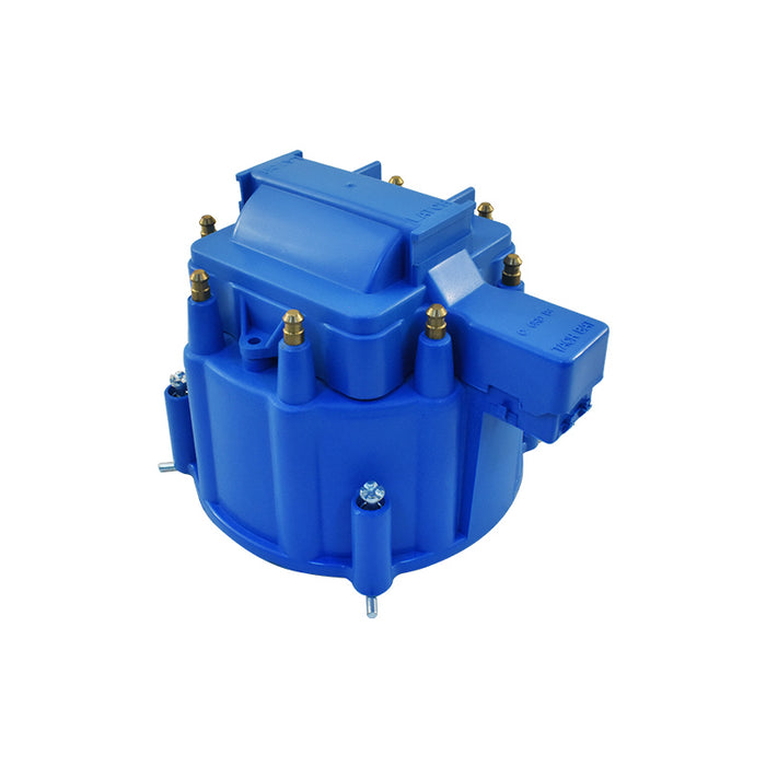 Replacement HEI Distributor Cap suits V8, Chev, Ford, Chrysler - Blue