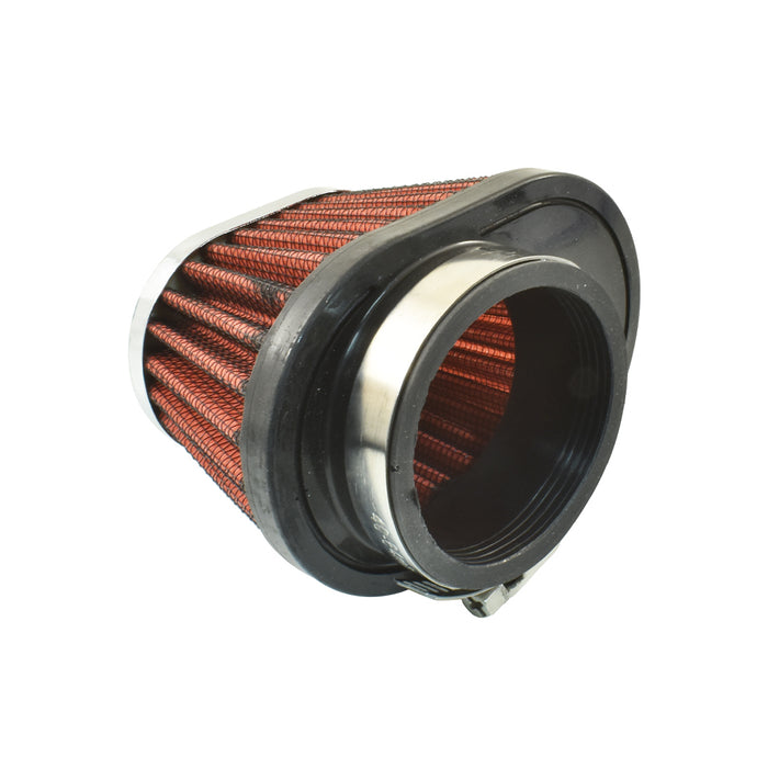 Air Filter suits VW Solex 30/31/34PICT, Height 80mm, 52mm Neck - Red
