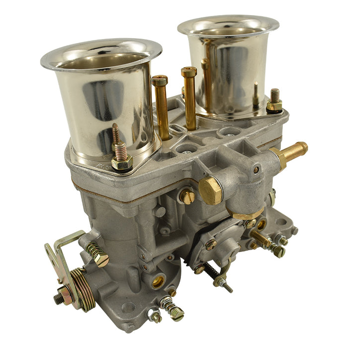 44 IDF Weber Style Carburettor with Chrome Ram Tubes