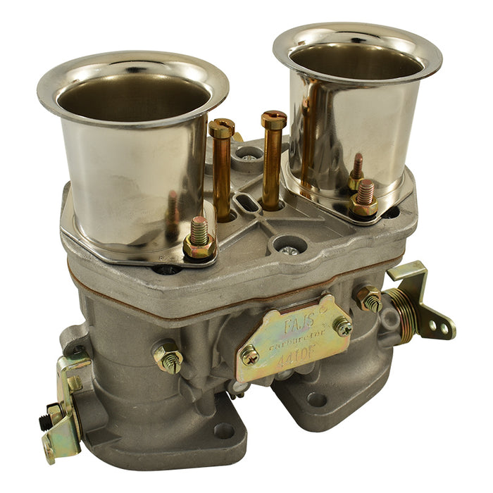 44 IDF Weber Style Carburettor with Chrome Ram Tubes
