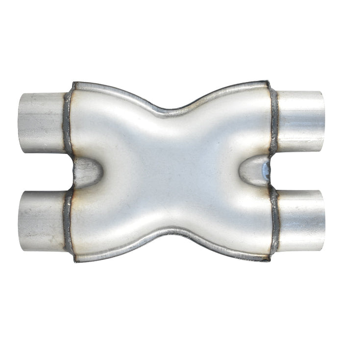 Aluminised Steel 3 Inch I.D. X Merge Exhaust Pipe