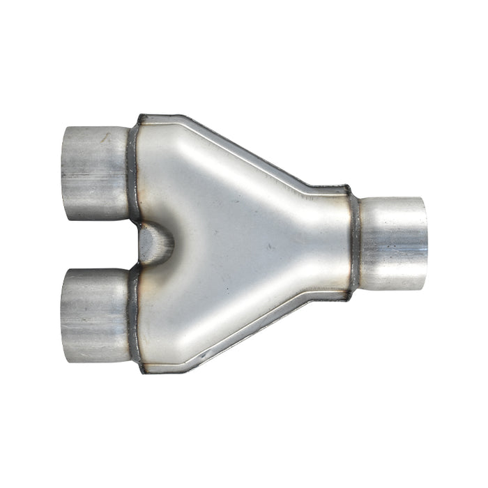 Aluminised Steel 2 Inch I.D. Y Merge Exhaust Pipe