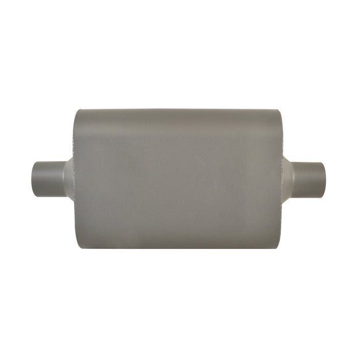 Aluminized Steel 2-1/4" Flowmaster Style Chambered Muffler Centre Inlet/Outlet