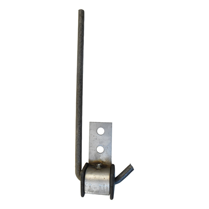 Steel Universal Exhaust Hanger Rod - Hook Type with Rubber Isolated Bracket