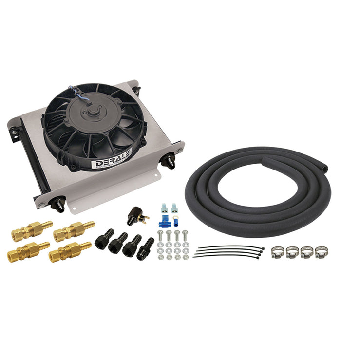 Derale 25 Row Hyper-Cool Remote Transmission Cooler Kit - DER-13960