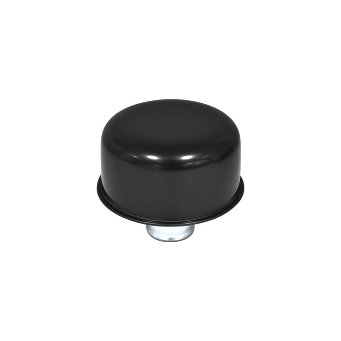 Black Flat Top Push-In Oil Breather Cap