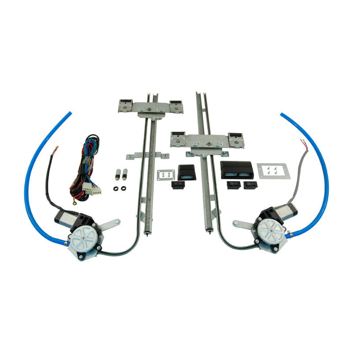 Cal Custom Electric Power Window 2 Door Kit, Suits Flat Glass Only