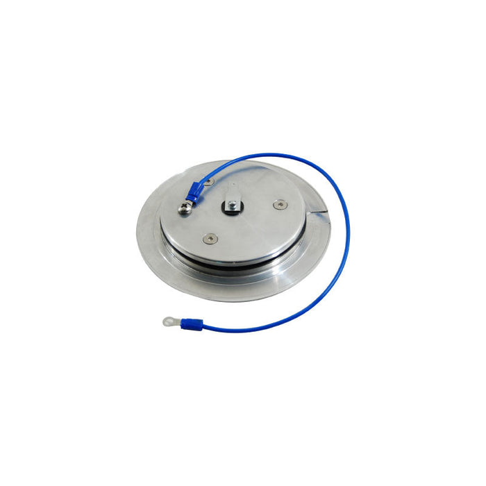 Cal Custom Polished Aluminium Large Smooth Style Horn Button