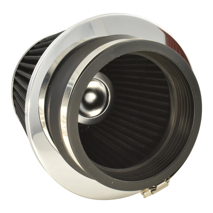 3A Racing Twin Air Filter Black Top Black Element 101mm Neck