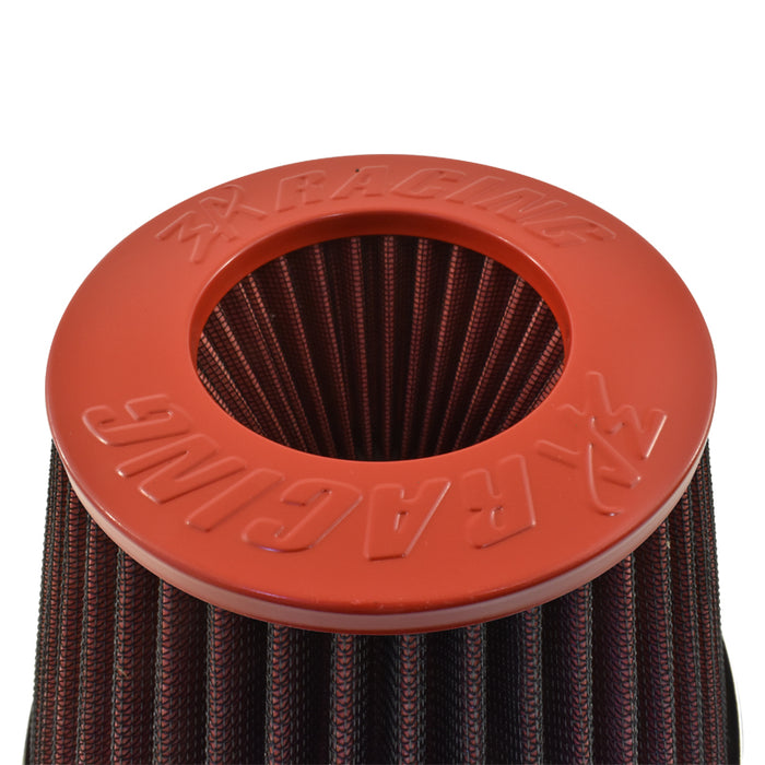3A Racing Twin Air Filter Red Top Red Element 101mm Neck