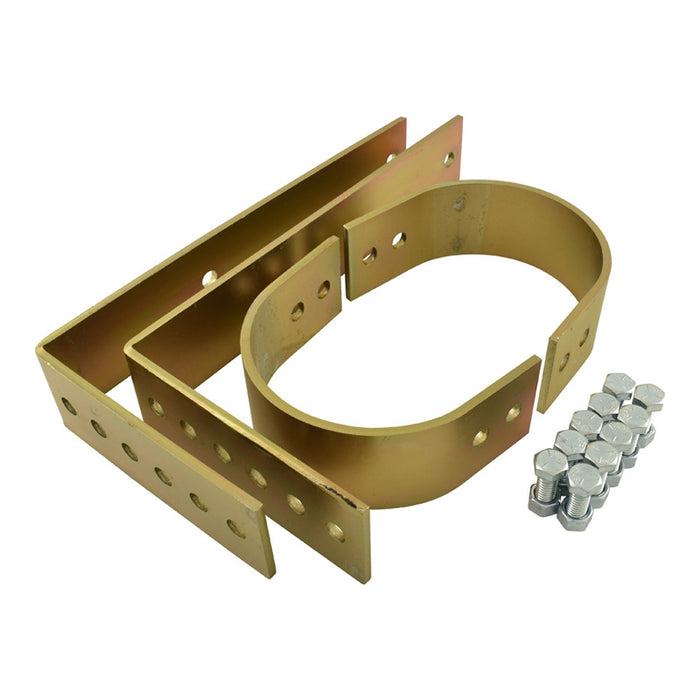 Universal Driveshaft Safety Loop Bolt On, Gold Zinc Plated