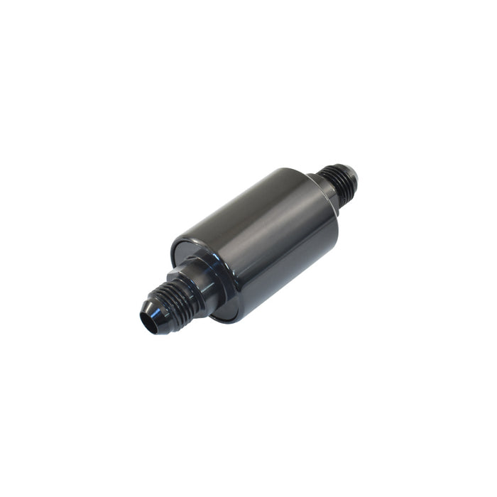 Calflow Billet Aluminium 6AN Inline Fuel Filter 40 Micron