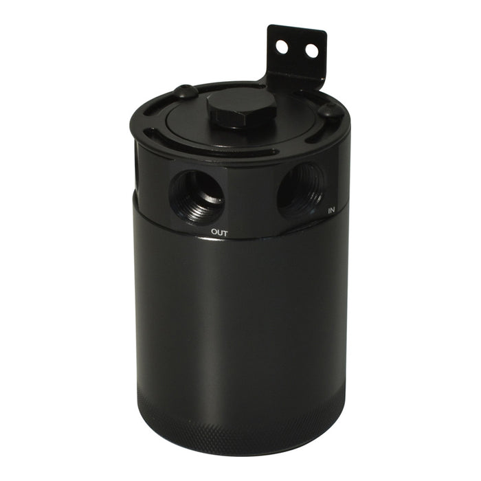 Billet Aluminium Baffled Oil Catch Tank Can Kit w/Air Breather Universal 3-Port