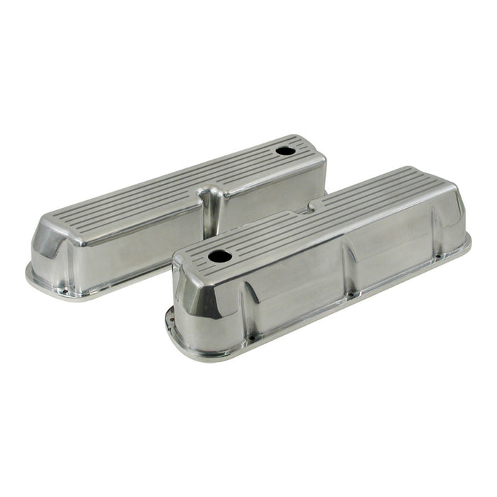 SB Ford Ball Milled Aluminium Valve Covers Tall 289 302 351w