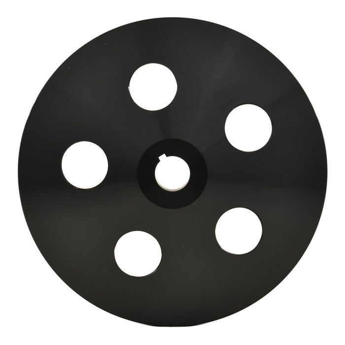 Black Aluminium GM Power Steering Pump Pulley Saginaw Keyway Style