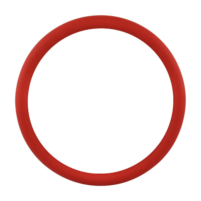 Cal Custom 14" Red Leather Half Wrap Replacement for Steering Wheel