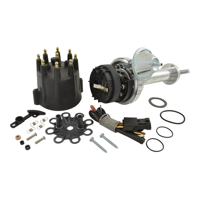 Chrysler BB 413 426 440 Pro Series Ready To Run Distributor - Black Cap