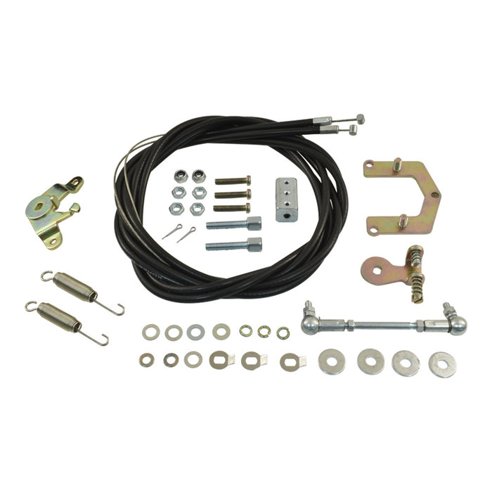 Universal DCOE Weber Style Carburetor Linkage Kit, Top Cross-Mount