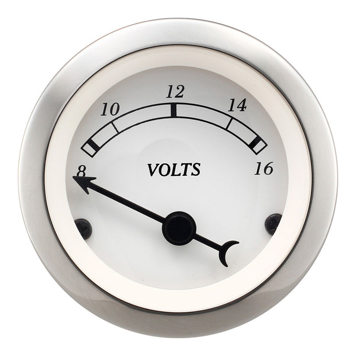 Depo Racing Classic Series Voltmeter Gauge 52mm White Face, DP52-VO