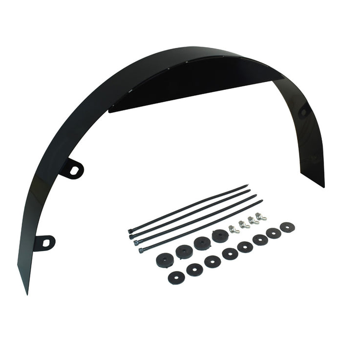 Universal Black Steel Fan Shroud 3" Wide Chevy Ford Holden Hot Rod