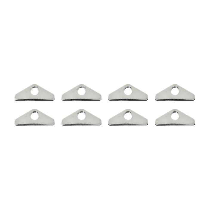 Chrome Valve Cover Mini Hold Down Tabs Pack of 8, Rocker Tappet Holden Chev Ford