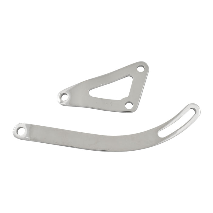 Small Block Chrysler 318 340 360 OEM Style Alternator Bracket Set Chrome Steel