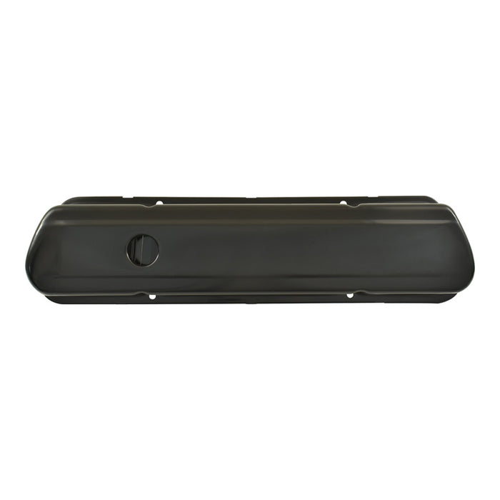 Black Steel Tall Valve Rocker Covers Pair suits Holden 253 308 (No Logo)