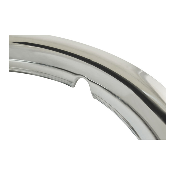 16 Inch Universal Smooth Stainless Steel Beauty Wheel Trim Ring Set of 4