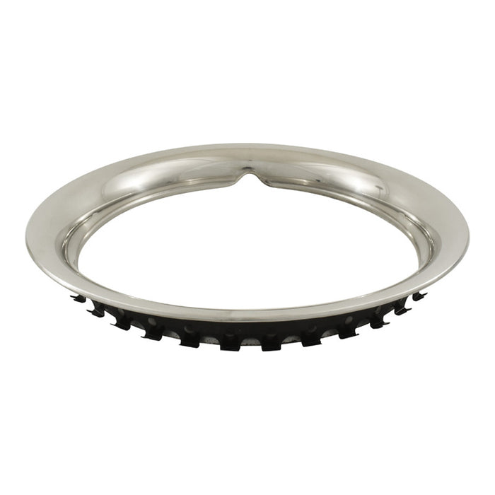 13 Inch Universal Smooth Stainless Steel Beauty Wheel Trim Ring Set of 4