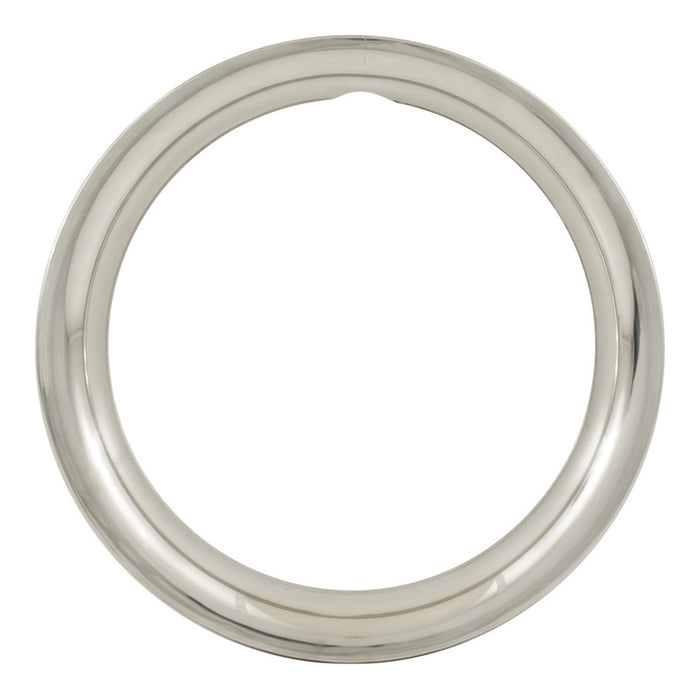 13 Inch Universal Smooth Stainless Steel Beauty Wheel Trim Ring Set of 4