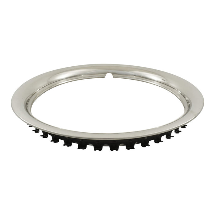 16 Inch Universal Smooth Stainless Steel Beauty Wheel Trim Ring Set of 4