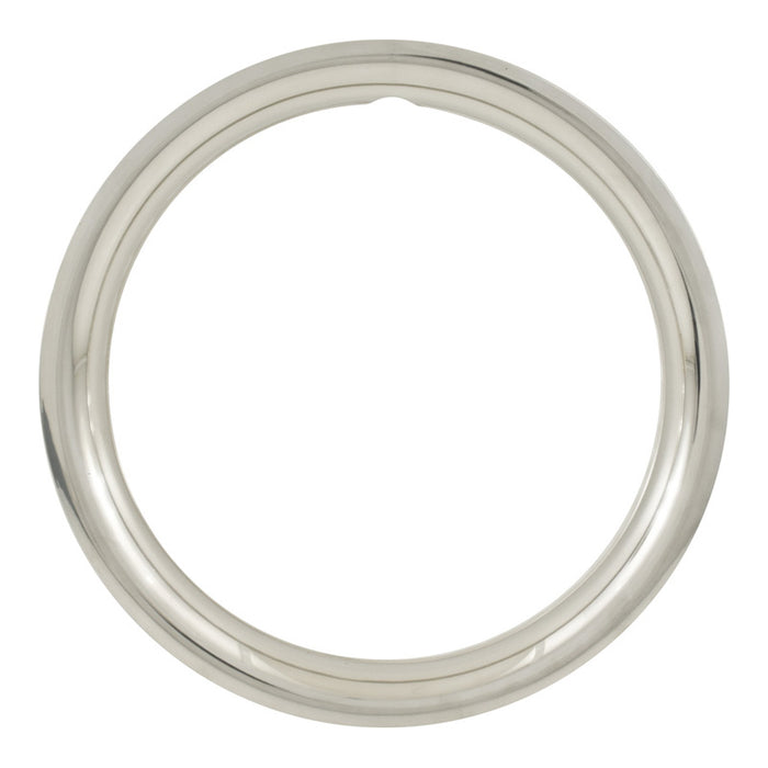 16 Inch Universal Smooth Stainless Steel Beauty Wheel Trim Ring Set of 4