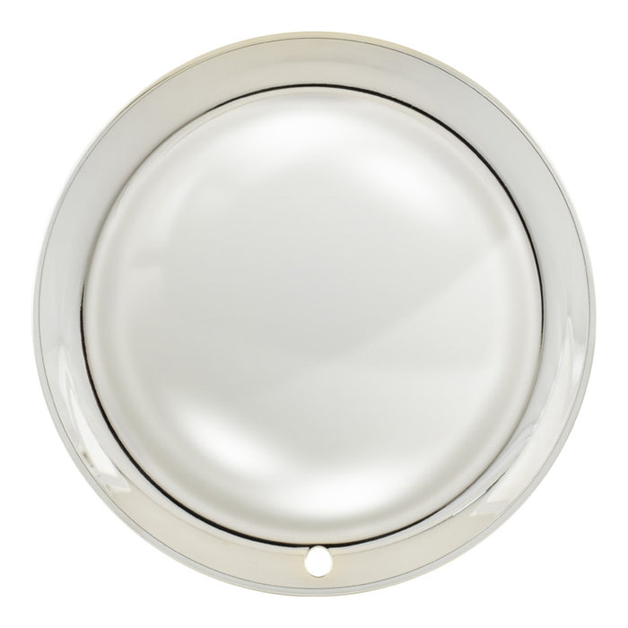 15 Inch Chrome Hub Cap - Universal Hollywood Style Moon Wheel Hub Cover Set of 4