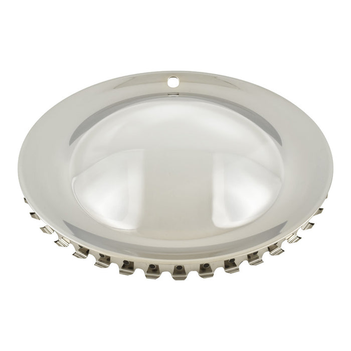 15 Inch Chrome Hub Cap - Universal Hollywood Style Moon Wheel Hub Cover Set of 4