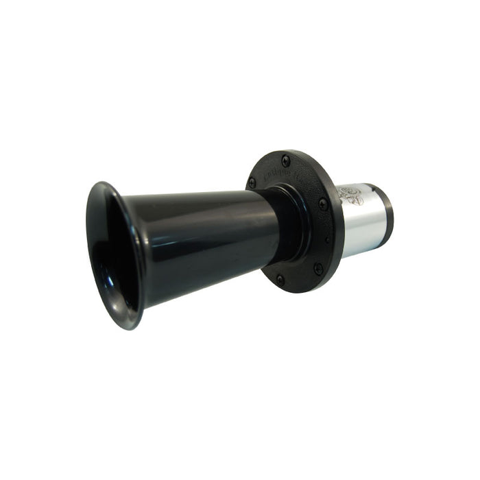 Black Klaxon Horn 12V AAH-OOO-GAH With Strong Motor