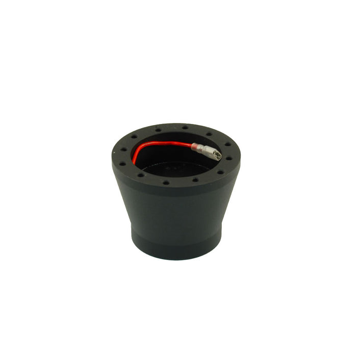 Billet Aluminium Black 6 Bolt Steering Wheel Adaptor/Boss - Sprite MK1/2 58-64, MG Midget MK1 61-64