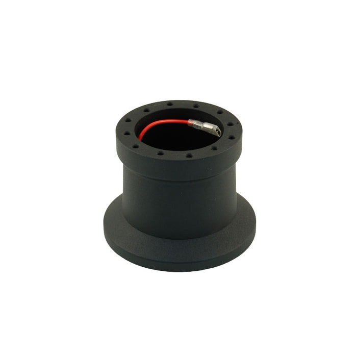Billet Aluminium Black 6 Bolt Steering Wheel Adaptor/Boss - BMW 1500, 1600, 1800, 2002, All 64-76