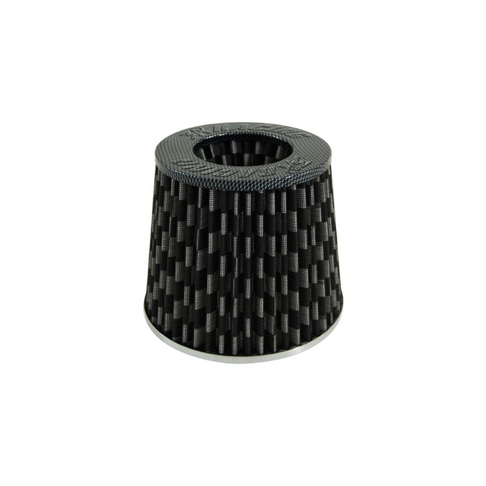 3A Racing 76mm Neck Pod Air Filter, Carbon Top Carbon Element