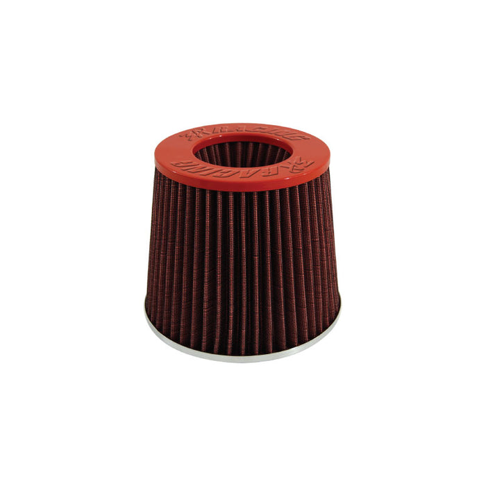3A Racing 76mm Neck Pod Air Filter, Red Top Red Element