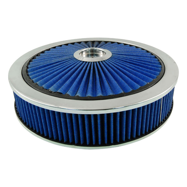 Cal Custom Air Filter Assembly 14" x 3" Blue Australian Auto