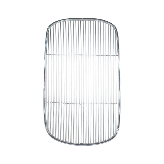 Cal Custom Ford Model B 1932 Radiator Grille Insert W/O Crank Hole Polished Stainless Steel