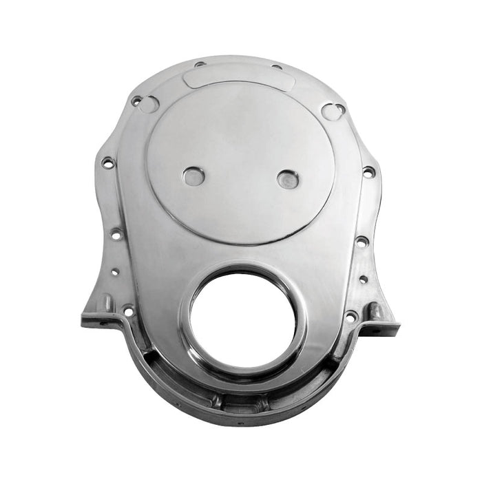 Big Block CHEV Timing Cover Polished Aluminium, BBC, Chevrolet