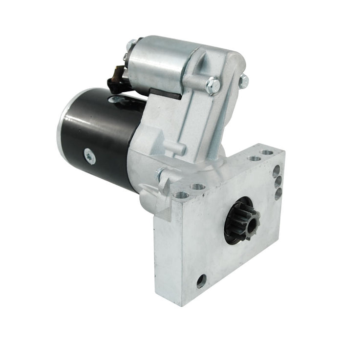 Cal Custom Black Mini Starter Motor Chev Small Block & Big Block 1.9HP, BBC, SBC